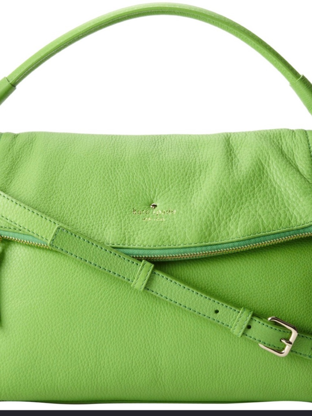 kate spade cobble hill little minka apple green Leather Shoulder Bag - Picture 2 of 8